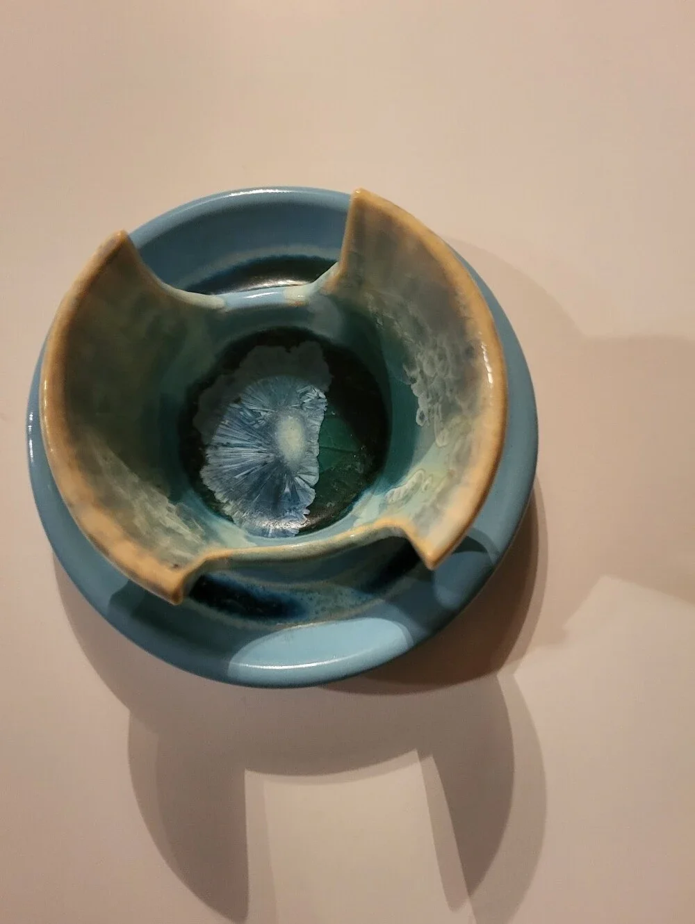 Handmade Pottery Thrown Sponge Holder Artisian New
